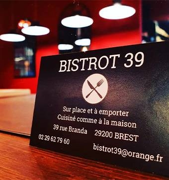 Le restaurant - Bistrot 39 - Restaurant Brest - restaurant BREST